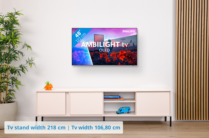 Philips Ambilight 48 inches OLED811 (2026) visual Coolblue 1
