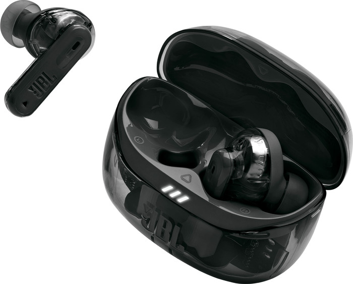 JBL Tune Beam 2 Ghost Schwarz vorne