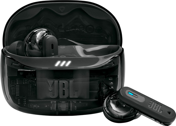 JBL Tune Beam 2 Ghost Schwarz vorne