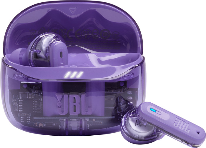 JBL Tune Beam 2 Ghost Purple front