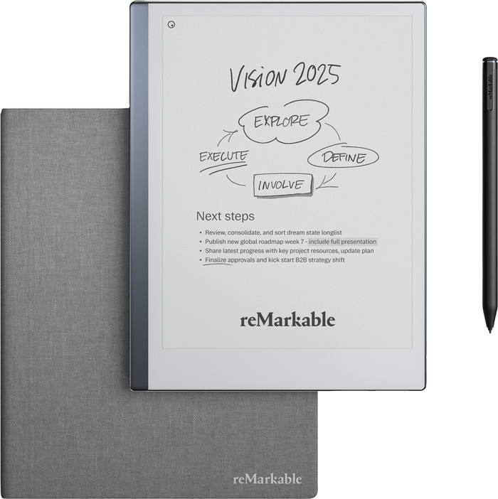 reMarkable 2 mit Book Case Grau Main Image