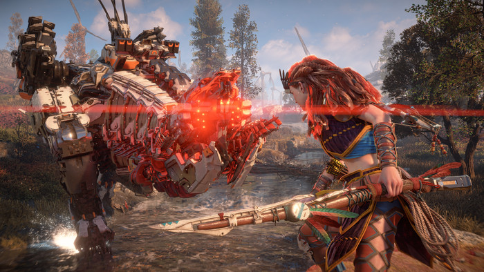 Horizon Zero Dawn Remastered PS5 product in use