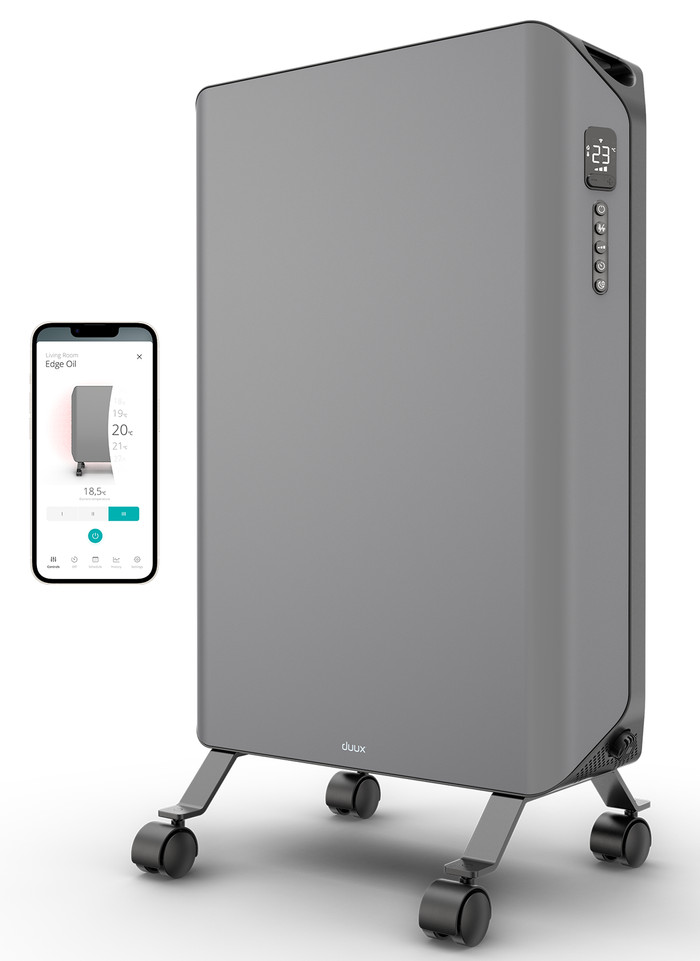 Duux Edge Oil Heizkörper 2000W Grau visueller lieferant