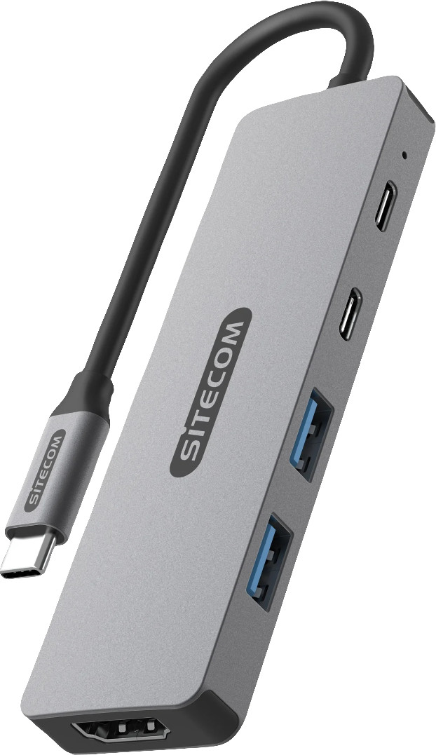 Sitecom 5-in-1 USB-C PD Multiport Adapter Main Image