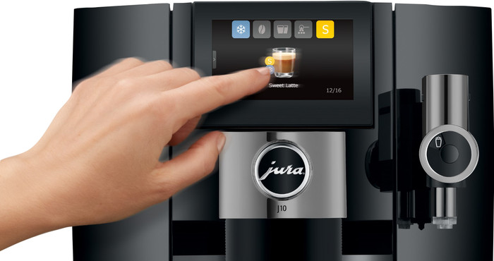 JURA J10 Piano Black (EA) detail