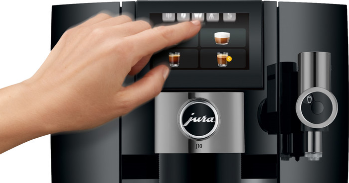 JURA J10 Piano Black (EA) detail