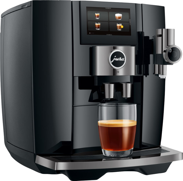 JURA J10 Piano Black (EA) left side