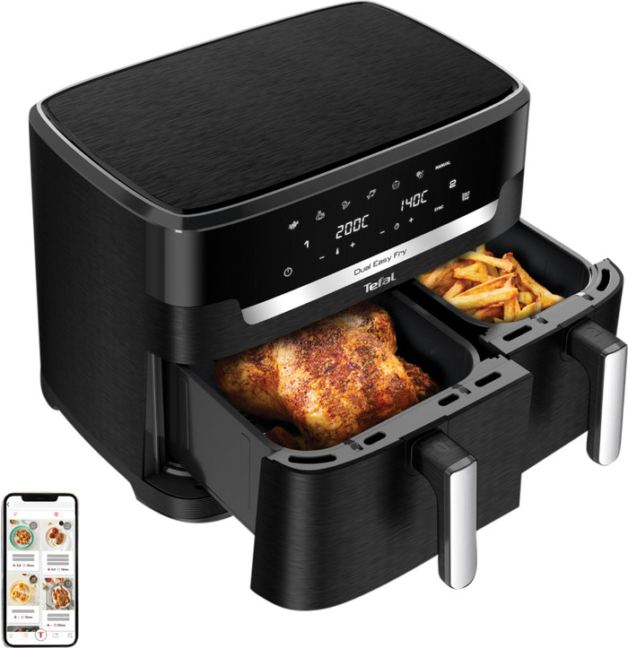 Tefal Easy Fry Dual XXL EY9428 right side