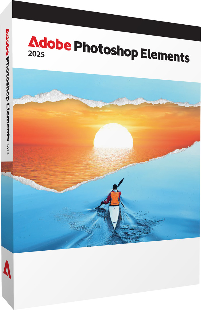 Adobe Photoshop Elements 2025 (Englisch) linke seite