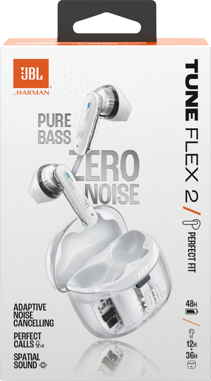 JBL Tune Flex 2 Ghost White packaging