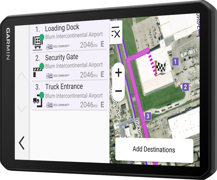 Garmin Dezl LGV720 Truck Europe + South Africa right side