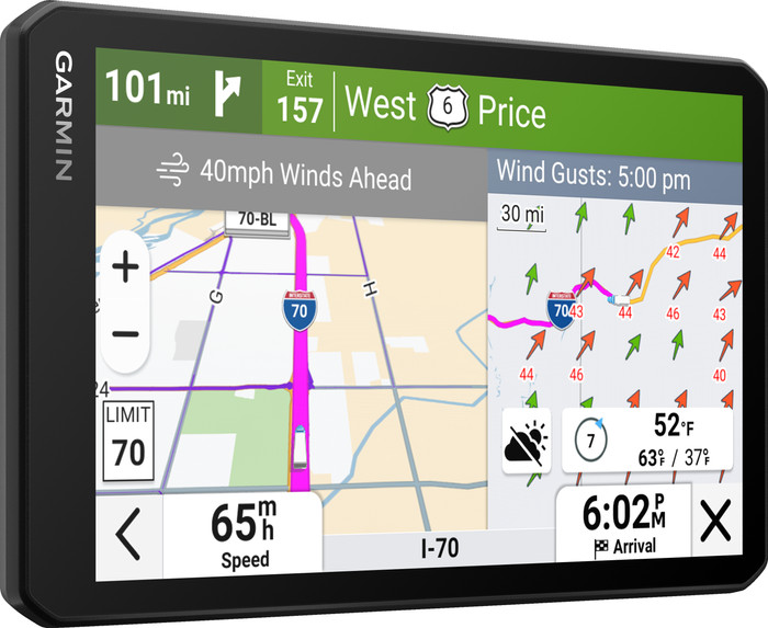 Garmin Dezl LGV720 Truck Europe + South Africa left side