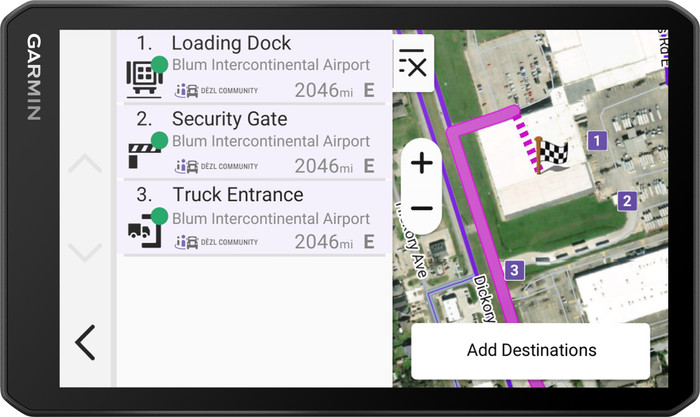 Garmin Dezl LGV720 Truck Europe + South Africa front