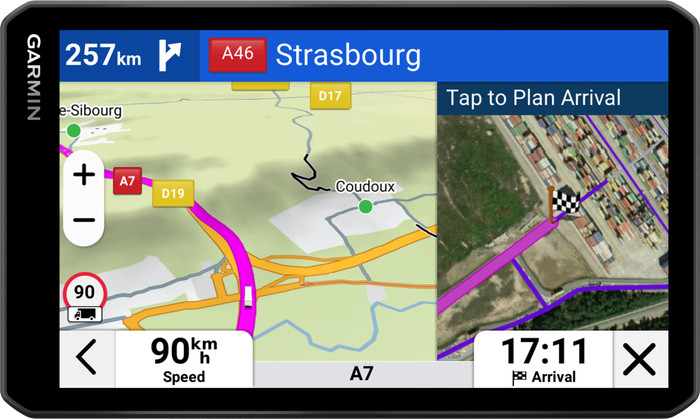 Garmin Dezl LGV720 Truck Europe + South Africa front