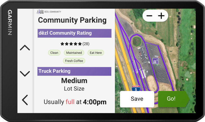 Garmin Dezl LGV720 Truck Europe + South Africa front