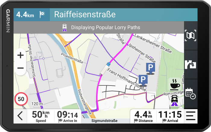Garmin Dezl LGV820 Truck Europe + South Africa front