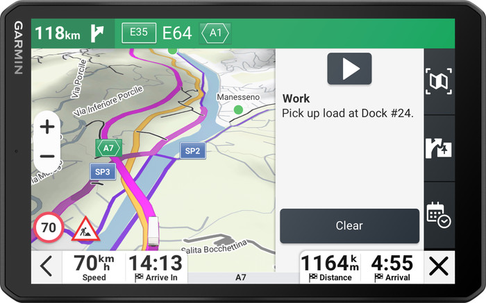 Garmin Dezl LGV820 Truck Europe + South Africa front