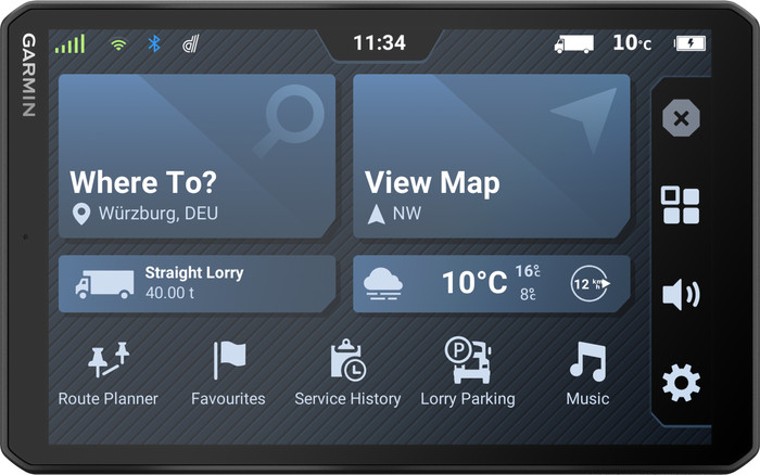 Garmin Dezl LGV820 Truck Europe + South Africa front