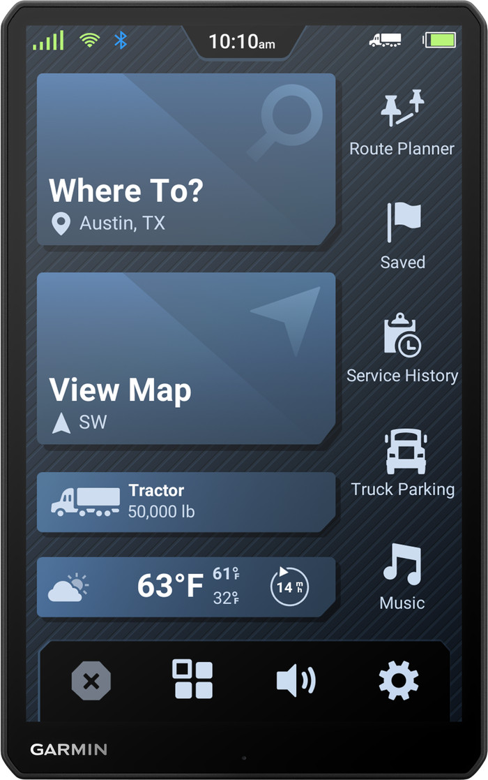 Garmin Dezl LGV1020 Truck Europa + Südafrika vorne