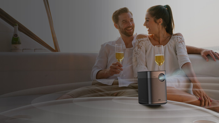 XGIMI Halo+ GTV product in use