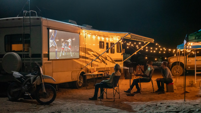 XGIMI Halo+ GTV product in use