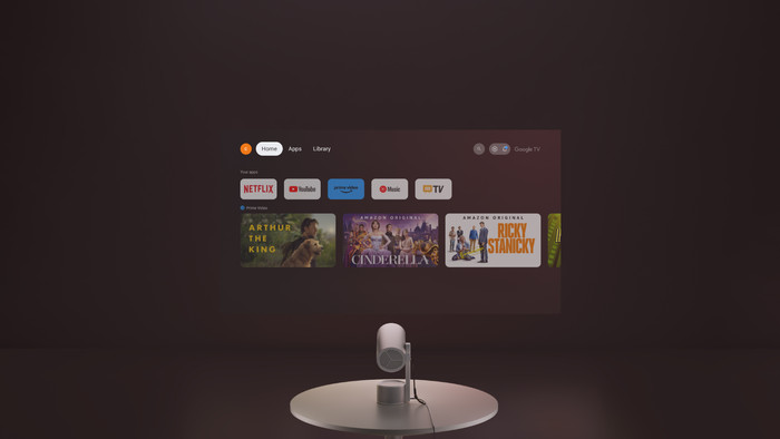 XGIMI Mogo 3 Pro produkt in gebrauch