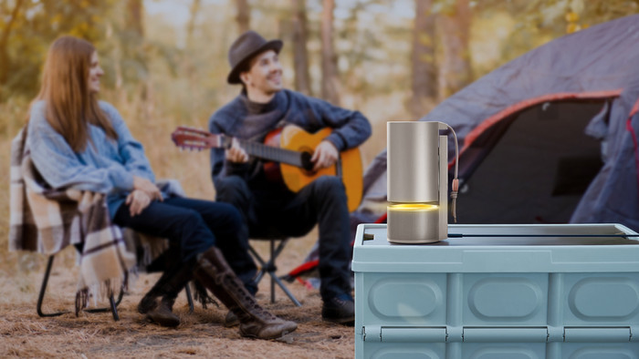 XGIMI Mogo 3 Pro produkt in gebrauch