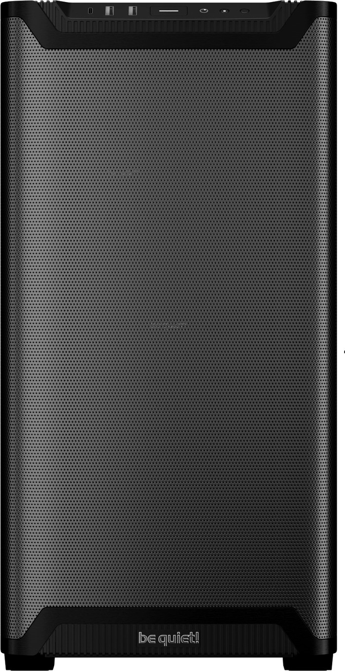be quiet! PURE BASE 501 Airflow Window Schwarz vorne