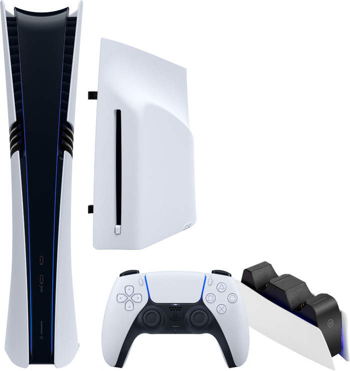 PlayStation 5 Pro + CD-Laufwerk + Ladestation Main Image