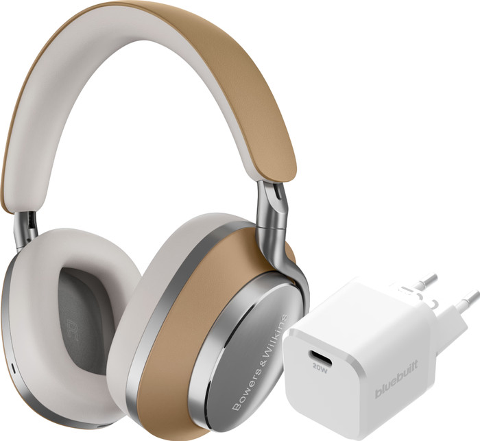 Bowers & Wilkins Px8 Braun + BlueBuilt Power-Delivery-Ladegerät mit USB-C-Port 20 W Weiß Main Image