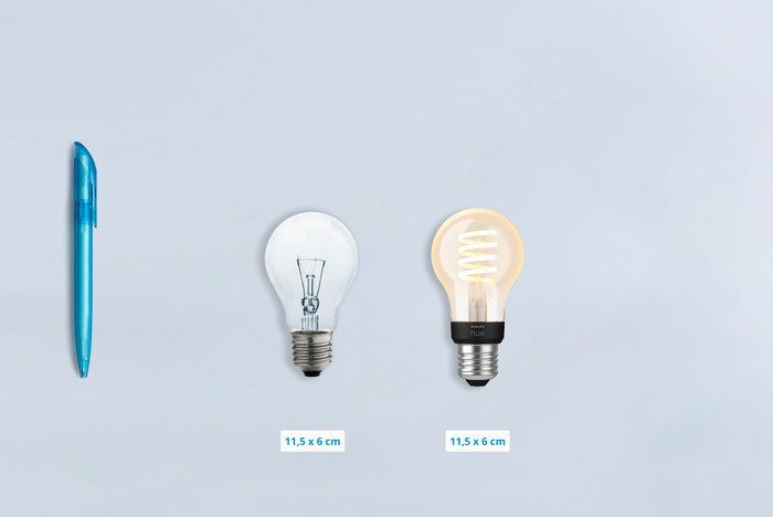 Philips Hue Filamentlampe White Ambiance Standard E27 visuelles Coolblue 1