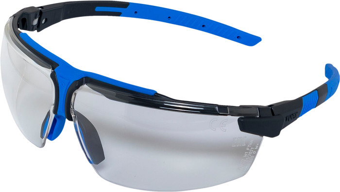 Uvex Schutzbrille i-3 Anthrazit/Blau rechte seite