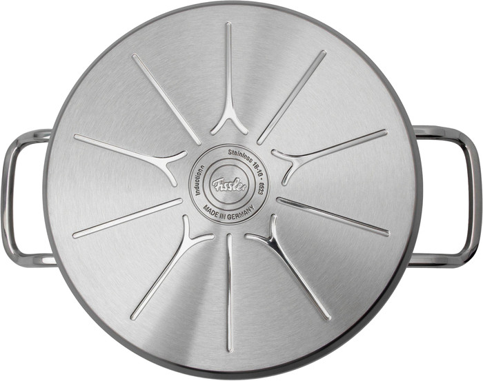 Fissler Original-Profi Collection Topf- und Pfannenset 5-teilig + Servierpfanne 28 cm unten