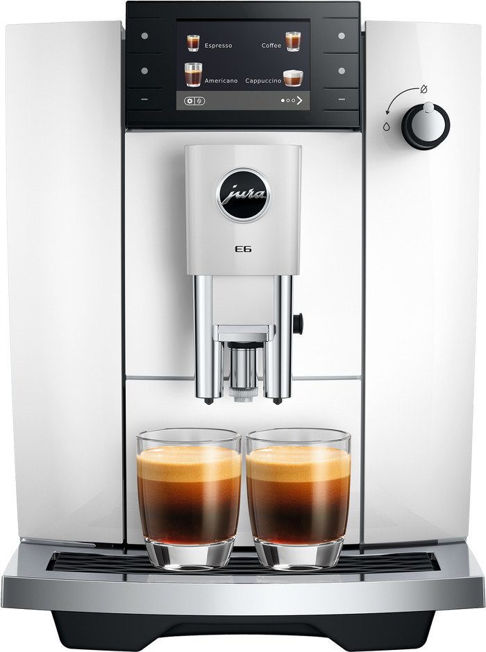 JURA E6 Piano White (ED) vorne