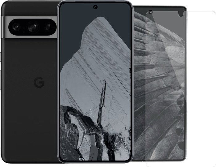 Google Pixel 8 Pro 128GB Schwarz 5G + BlueBuilt Panzerglas Main Image