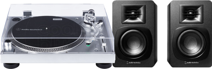 Audio-Technica AT-LP120XUSBHC + Audio-Technica ATH-SP3X Schwarz Main Image