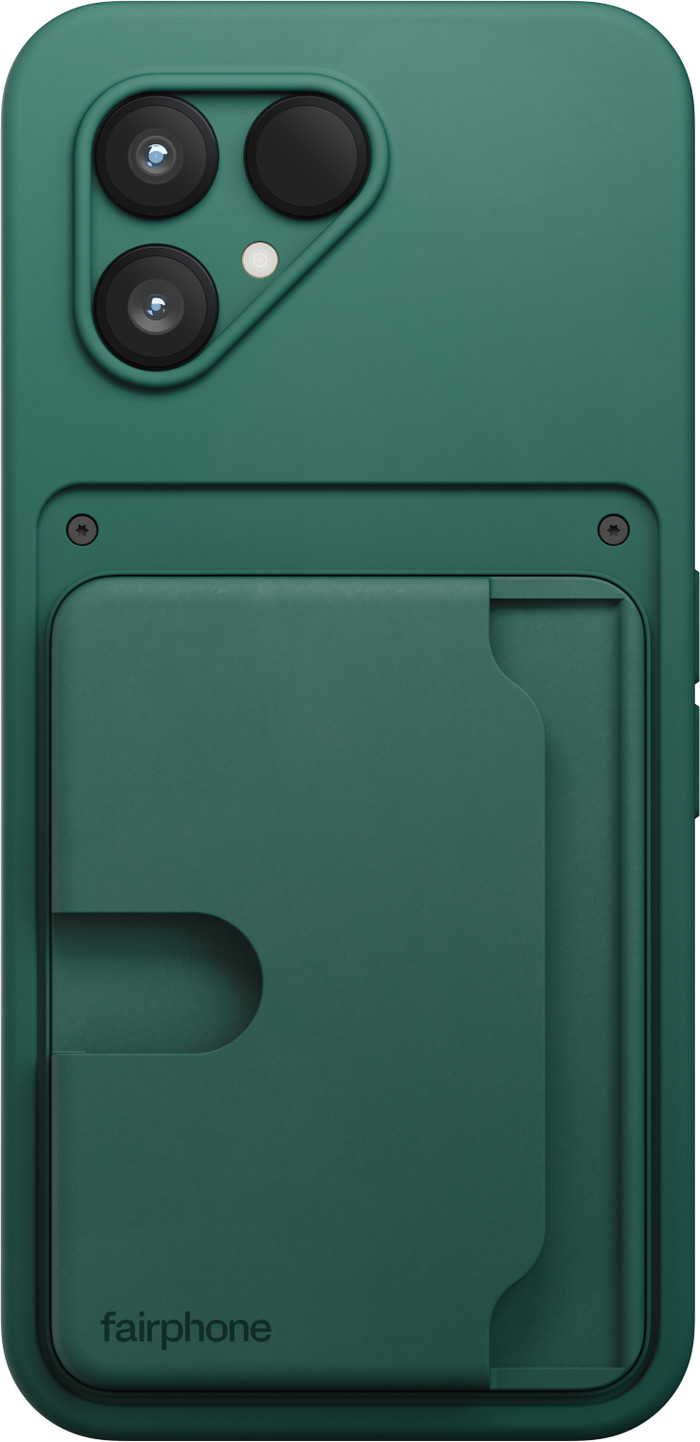 Fairphone Card Wallet for the Fairphone 6 Green product in use