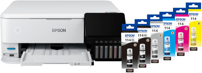 Epson EcoTank ET-8500 + 1 Satz Reservetintenflaschen Main Image