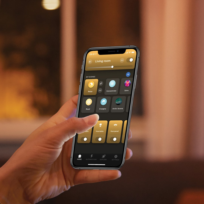 Philips Hue Milliskin Einbaustrahler White Ambiance - rund - Weiß - 12er-Pack produkt in gebrauch