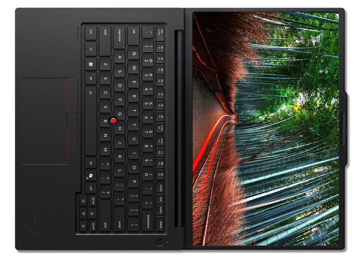 Lenovo ThinkPad P14s Gen 7 (Intel) Copilot+ PC - 21XJ001DMH QWERTY top