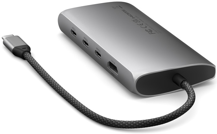 Satechi USB-C Multiport 8K Ethernet Adapter vorne