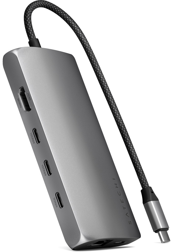 Satechi USB-C Multiport 8K Ethernet Adapter vorne