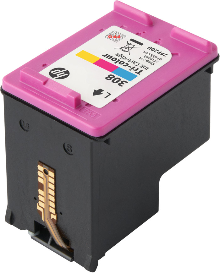 HP 308 Cartridges 3-Color Pack front