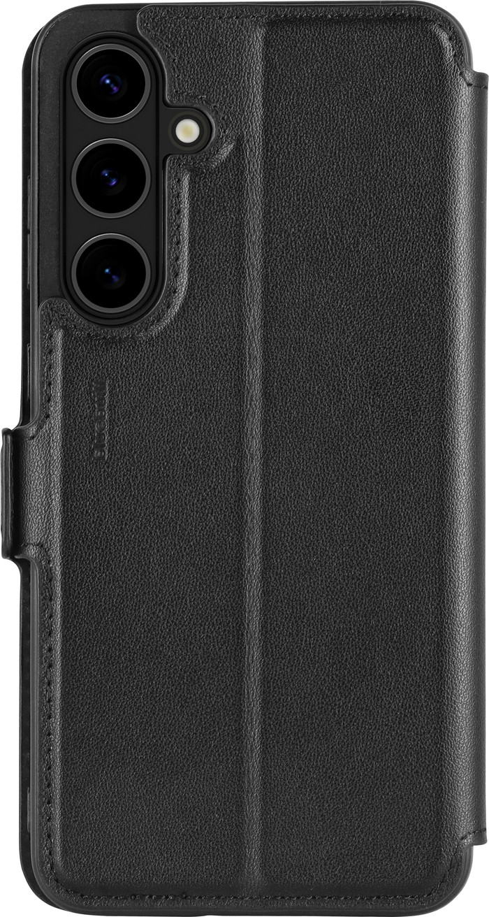 BlueBuilt Book Case Samsung Galaxy S24 FE Leather Black back