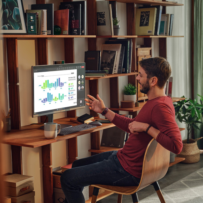 HP OmniStudio X All-in-One 27-cs0073ng - 27" - Intel Core Ultra 7 - 16GB RAM/1TB SSD produkt in gebrauch