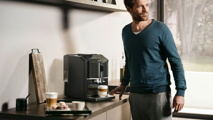 Siemens EQ300 TF301E19 produkt in gebrauch