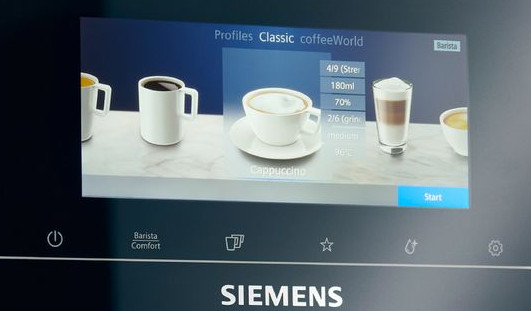 Siemens EQ900 TQ903DZ3 detail