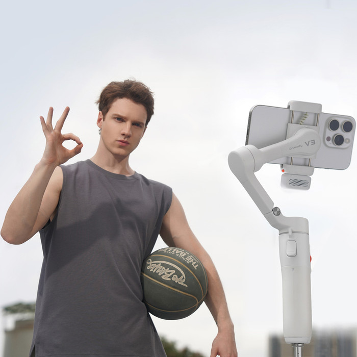 Hohem iSteady V3 Schwarz produkt in gebrauch