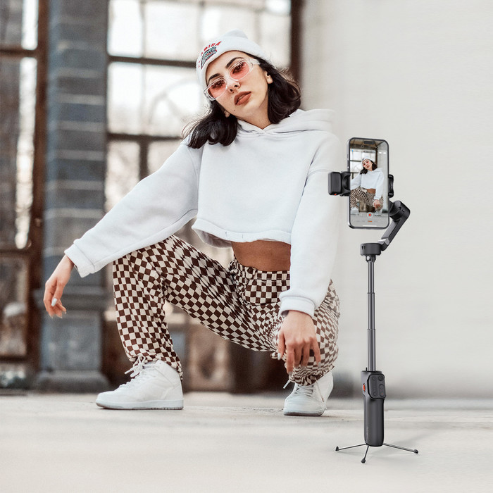 Hohem iSteady V3 Schwarz produkt in gebrauch