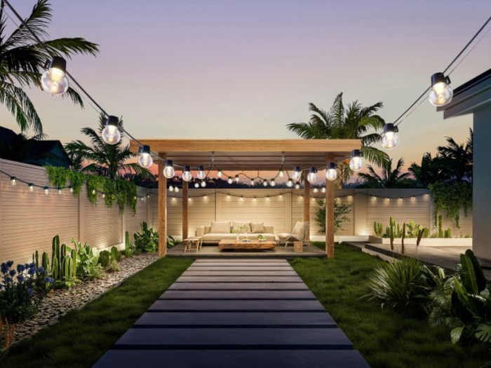 eufy Außen-Lichterkette E10 produkt in gebrauch